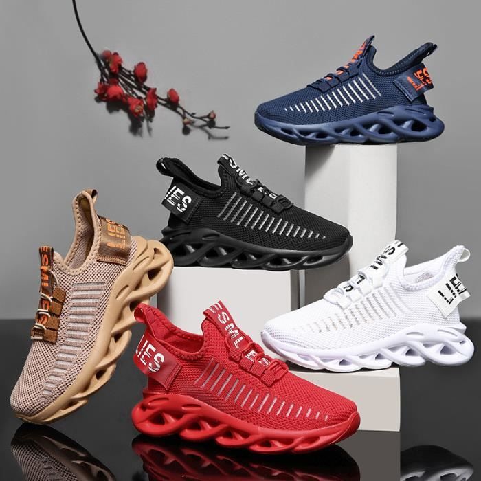 Baskets Enfant Garcon Fille Chaussures de sport Textile Couleur unie Respirant Pour enfant 7 12 ANS Noir Noir Cdiscount Chaussures