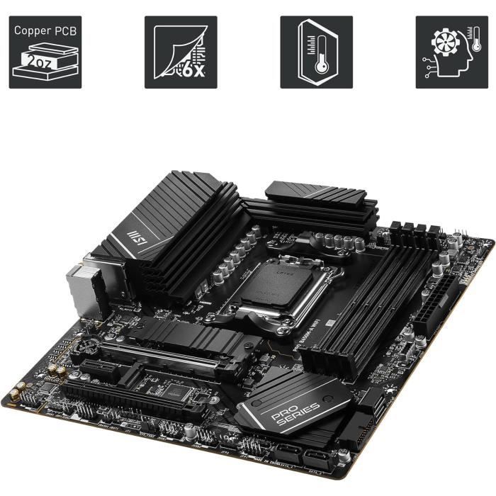 B650M PRO carte mère AMD Ryzen 5 7500F AM5 2*16GB