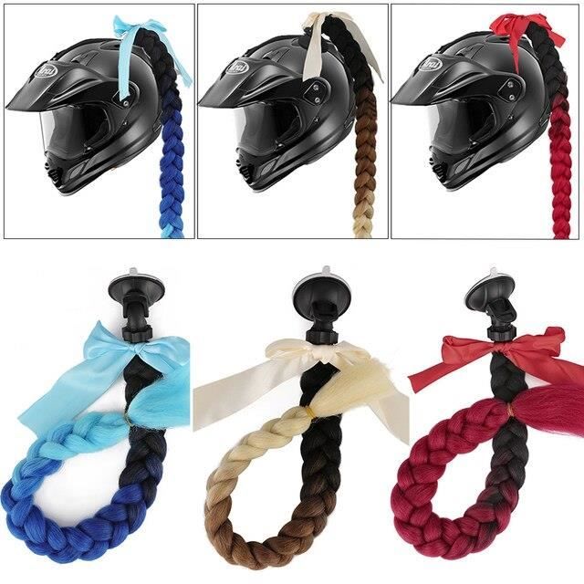 Crête Mohawk Pour Casque De Moto - Décos Cosplay, Fête - Violet, 30 Cm (casque Non Inclus)