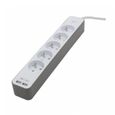 CHACON Bloc multiprise 5 prises 16 A avec 2 ports USB et câble 1,5 m HO5VV-F 3x1,5 mm² blanc et brun-4