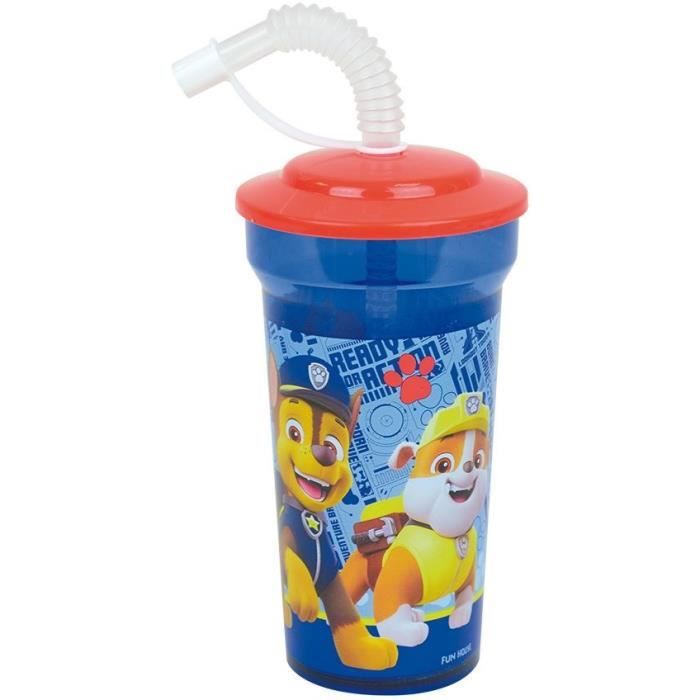 FUN HOUSE - Gourde Pat'Patrouille 350ml Pour Enfant - Système Fermeture Facile