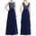 Robe de soiree bleu marine