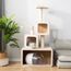 Arbre A Chat Empilable Tour D Activite A Chat Avec Perche Et Condominium Beige Cya Achat Vente Arbre A Chat Arbre A Chat Cube De Chat Cdiscount