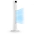 Ventilateur colonne - Klarstein Skyscraper 2G - 40 W - débit 820 m³/h - filtre intégré - blanc-0