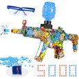 Pistolet à eau PIMPIMSKY - 5000 bombes à eau Pistolet à balle molle électrique à répétition haute vitesse Graffiti cadeaux enfants-0