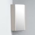 Meuble d'angle miroir de salle de bain - Rue du Bain - Chêne Gris - Scandinave-0