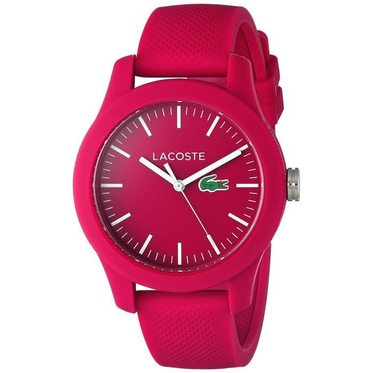 lacoste rubber strap watch