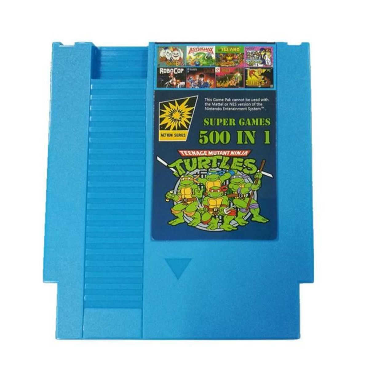 Bleu Cartouche de jeux Super Games 500 IN 1 pour Nintendo NES - Cdiscount