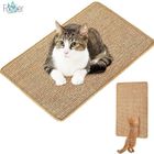 FOOTIER Tapis Griffoir Chat en Sisal Naturel, 40*60cm Tapis à Gratter pour Chat Tapis Sisal Chat Chaton Protège Tapis et Canapés Jouet
