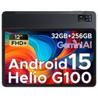 DOOGEE Tab E3+ Tablette Tactile 12 pouces Android 15, 32Go RAM, 256Go ROM, Écran FHD+ 90Hz, Helio G100, 8800mAh - Noir