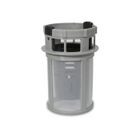 Filtre cylindrique microfiltre d'origine Lave-vaisselle C00256571, 482000022005 ARISTON HOTPOINT, INDESIT, SCHOLTES, WHIRLPOOL,