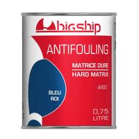 BIGSHIP Antifouling matrice dure Bleu roi 0,75L - Antifouling - Matrice dure