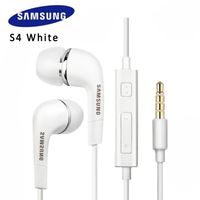 S4 blanc-Samsung AKG-Écouteurs Filaires Originaux de 3.5mm, Oreillettes Galaxy avec Microphone, pour S10 5g S