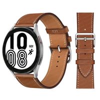 CONNECTEUR DE BRACELET ,Brown-Amazfit bip-GTS 2--Bracelet en cuir 20mm 22mm pour Samsung Galaxy watch 4-Classic-46mm 42mm Active 2-3