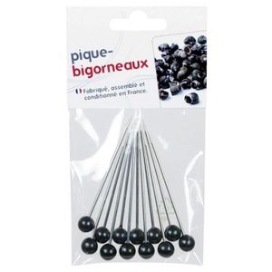 Roger Orfevre Set de 6 Piques /à bigorneaux avec Fourreau