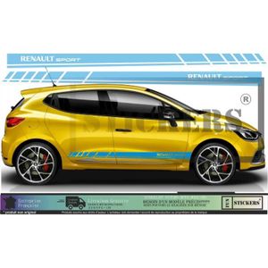 Renault Sport 2 stickers autocollant bas de portes kit seuil  Safrane 