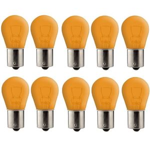 Lampe ampoule de clignotant orange 12V 21W culot BA15 pour moto scooter  cyclo - Cdiscount Auto