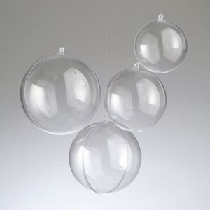Boule De Noel Transparente 7cm
