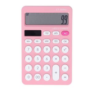 CALCULATRICE (Rose)Mini Calculatrice Calculatrice De Bureau Portable Batterie