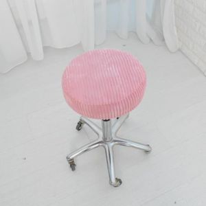 LRuilo Coussin de chaise rectangulaire pour tabouret de bar rectangulaire 25 x 35 cm, rose
