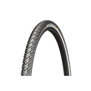 Pneu VTT 26x1.60 tringle rigide marque Michelin protek cross max flanc réfléchissant couleur