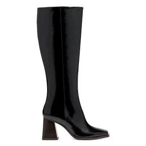 Bottes discount vernies noires