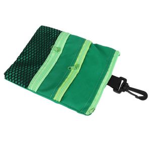 BALLE DE GOLF VINGVO sac de balle de multipoches Mini sac de balle de Portable en plein air, gilet multipoches, pochette à sport balle Vert