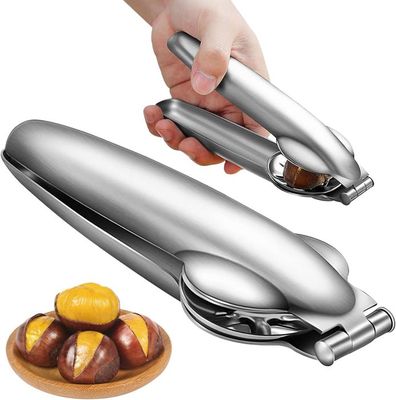 Pince Multifonction Pour Châtaignes Et Noix - Éplucheur Inoxydable Ergonomique Coupe Coquille