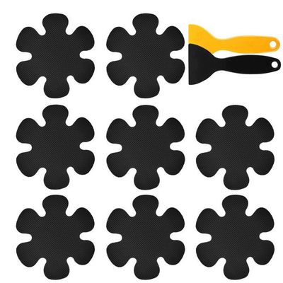 6 Autocollants Antidérapants Pour Baignoire/Douche - Motifs Canards - Environ 10x6 Cm - Avec Raclette De Pose - Sécurité Enfants