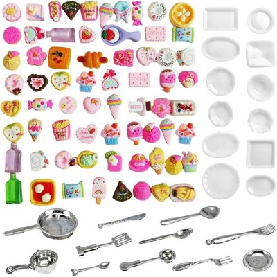 Accessoires Mini Cuisine 1/12 Kit Miniatures Cuisine Maison De Poupée 1/12 – Accessoires Réalistes Fruits, Guirlande, Nourriture Pour Décoration Maquette