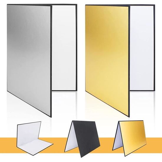 Réflecteur De Lumière De Photo Pliable Pour Le Studio De Photographie Portable 5 Dans 1 60 X
