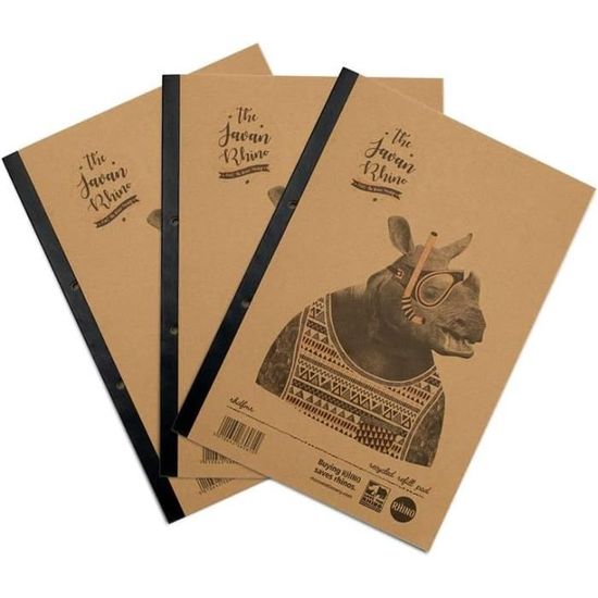 Blocs Papier Brouillon Carrés – Lot De 3 – Idéal Bureau, école, Maison – Vierge Recto-verso