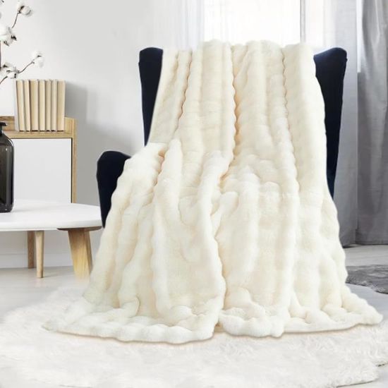 Couverture Polaire Real Madrid - Douce Et Chaude En Flanelle | 203 X 152 Cm | Pour Canapé, Lit Ou Voyage