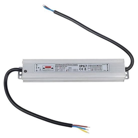 YAYZA! Transformateur 220v 12v LED, Driver 30W IP44 2.5A Adaptateur De Pilote, Mini Alimentation De Tension Constante Pour Écran Et Ampoules G4, MR11, MR16