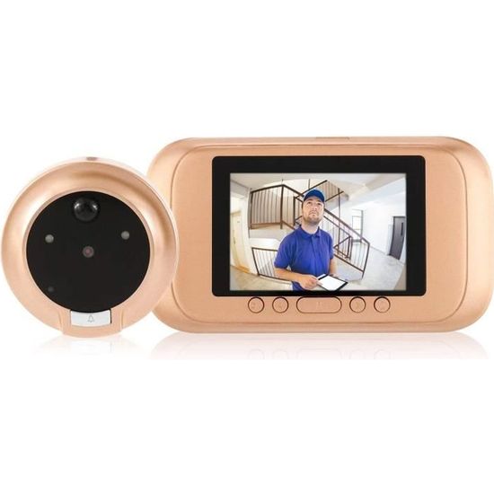 Sonnette sans Fil avec Camera, Visiophone sans Fil, Dyna-Living Interphone VideoPortier Video Surveillance sans Fil 3,5" - 720P