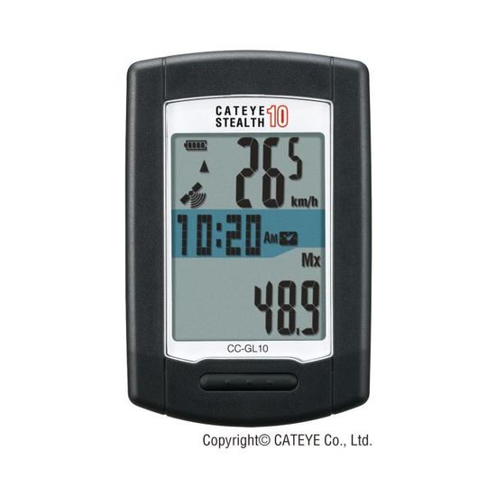 CatEye Stealth 50 CC-GL50 Compteur GPS Noir