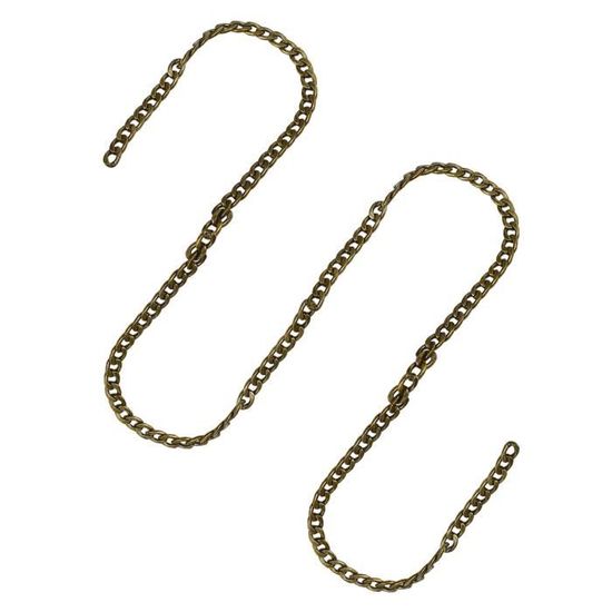 Chaîne Bronze 2mm Fabrication Chaîne Bronze 2mm Forise 9,1m - Création Bijoux Avec Fermoirs Kit Création Bijoux