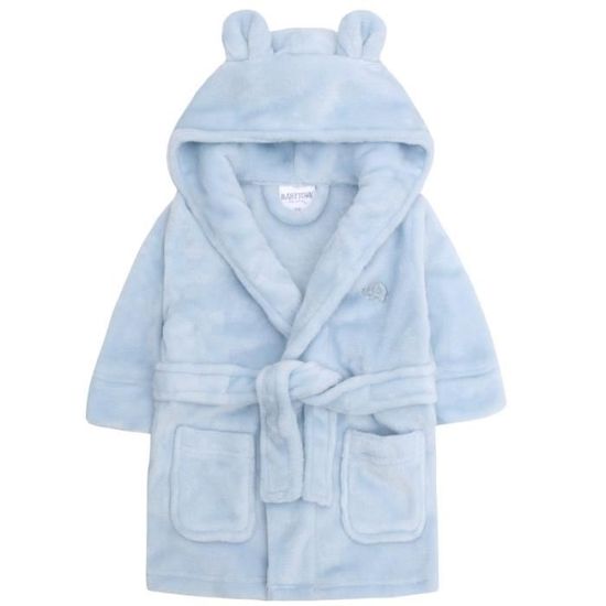 Robe de chambre bebe garcon peignoir polaire bleu 12 18 mois Cdiscount Puericulture Eveil bebe