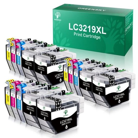 Pack 8 Cartouches LC-3219 XL Générique Brother - 4 Couleurs - Foto 4