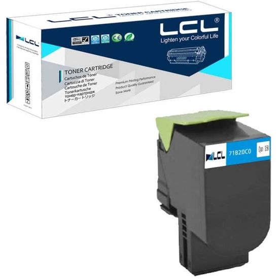 Cartouche de toner compatible cyan pour imprimante XEROX Phaser 6125