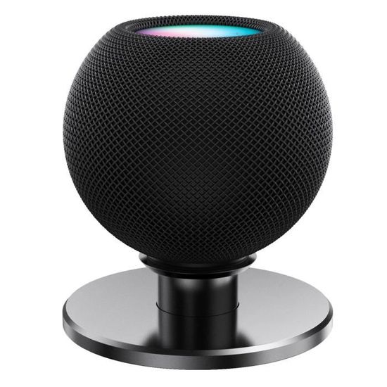 BoLuo Support Pour HomePod Mini Silicone Antidérapant,Base De Haut-Parleur Silicone,Support De Table En Silicone,Base Antidérapante,Compatible Avec Les HomePod Mini/HomePod Haut-Parleur (Blanc