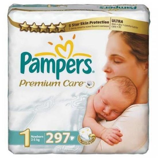 264 Couches Pampers Premium Care taille 1