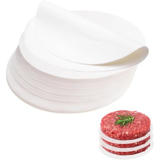 Irich 100 Pièce Papier Antiadhésif, 20 CM Papier Sulfurisé Ronde Papier