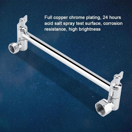 Bras D'extension De Douche Réglable En Laiton 10 Pouces - Finition Bronze Brossé - Occasion Comme Neuf