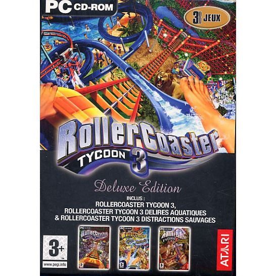Atari Roller Coaster Tycoon 3 / PC Cd-Rom (Ed. Deluxe 3