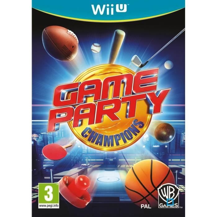 Game Party Champions Jeu Console Wii U Achat Vente Jeu Wii U Game 