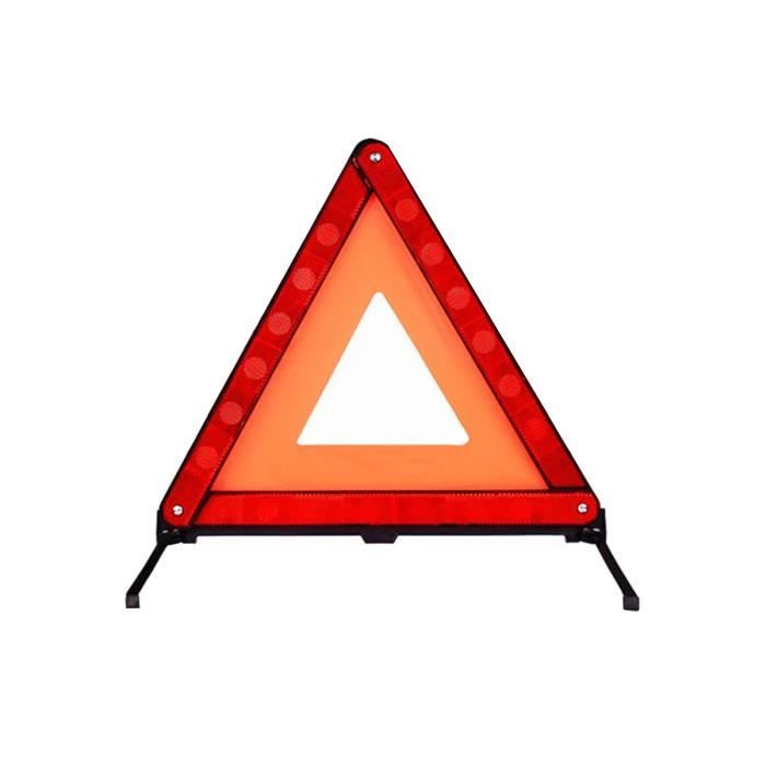 Triangle de présignalisation, triangle de signalisation de danger en bordure de réflecteur d'urgence pliable