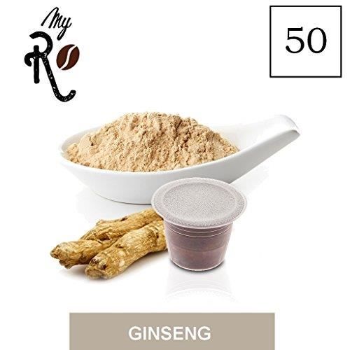 50 Capsules de Soluble Ginseng compatibles avec machines Nespresso - Nespresso 50 x Dosettes - MyRistretto