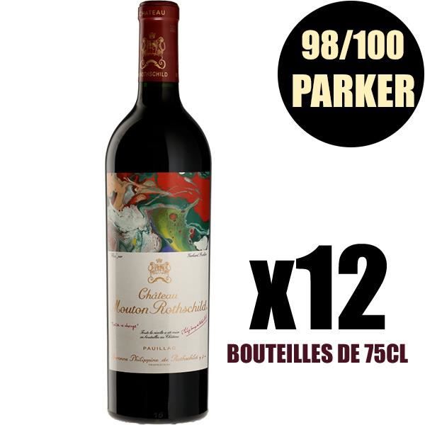 X12 Château Mouton Rothschild 2015 75 cl AOC Pauillac 1er Cru Classé Vin Rouge