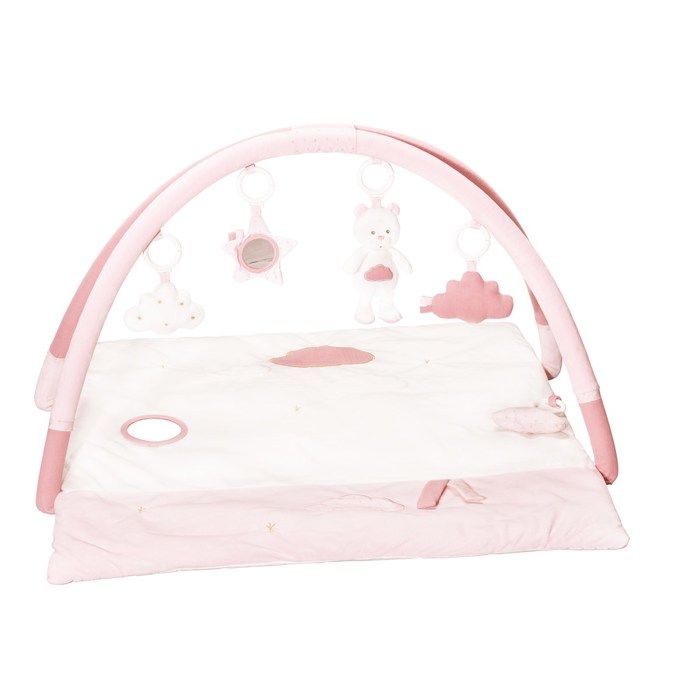 Tapis d'éveil rose LILY POUDREE